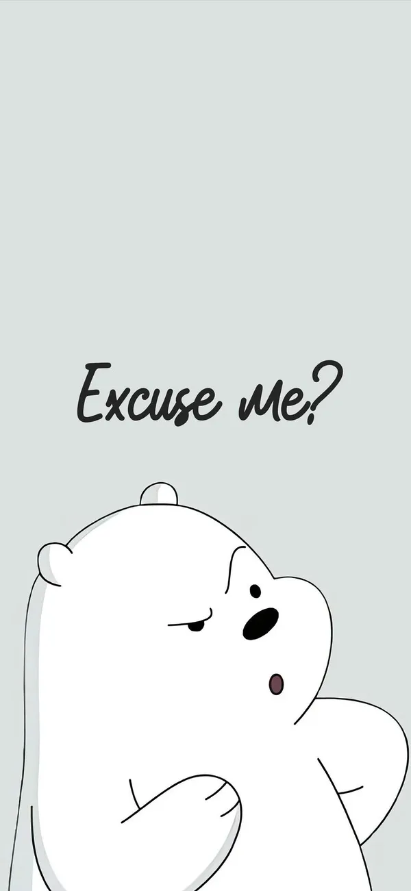 hình nền điện thoại cute excuse me