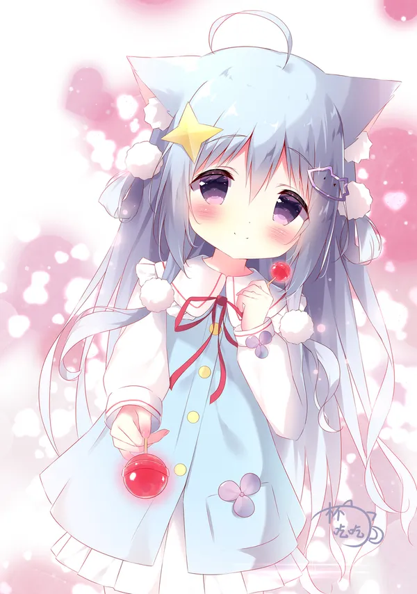 Ảnh anime nữ cute đầy màu sắc