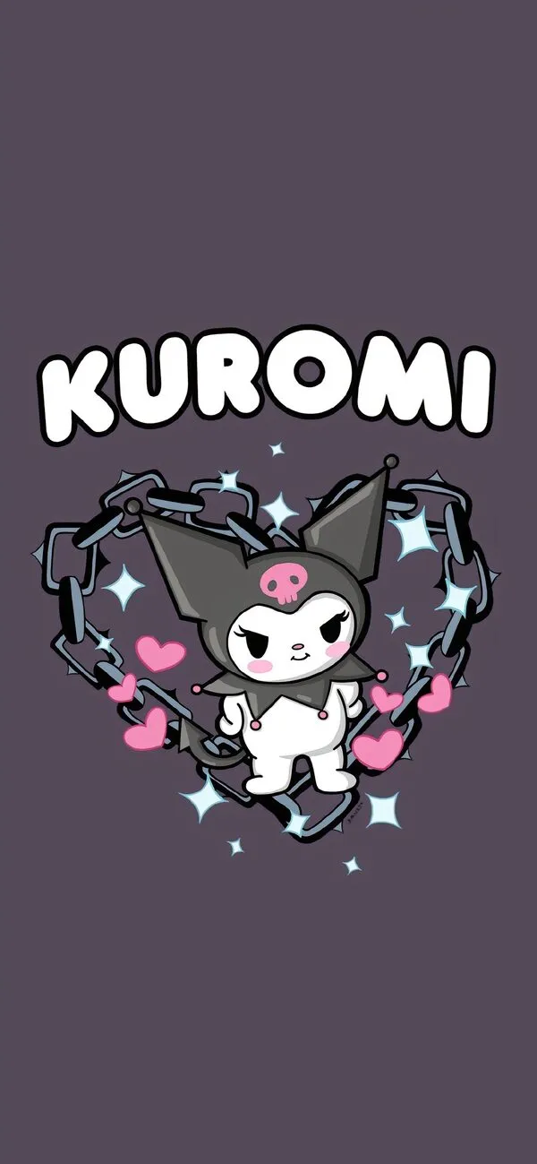 Hình nền điện thoại Kuromi cute phiên bản đặc biệt