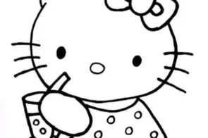 Tổng hợp 50+ tranh tô màu Hello Kitty đơn giản, dễ vẽ cho bé