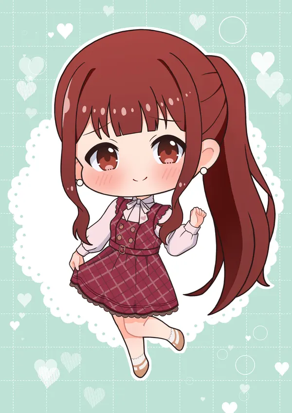 ảnh anime cute chibi tóc dài