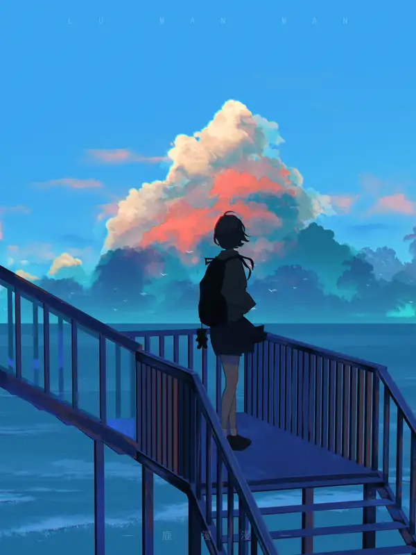 ảnh chill lofi đẹp nhất ngắm bầu trời