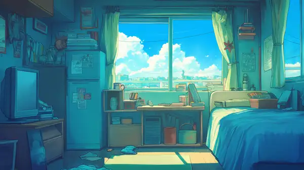 ảnh chill lofi ngôi nhà 
 