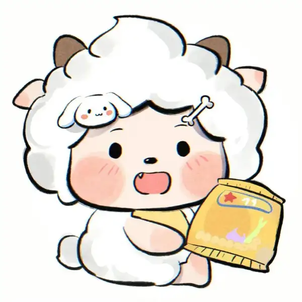 avatar cute cừu trắng