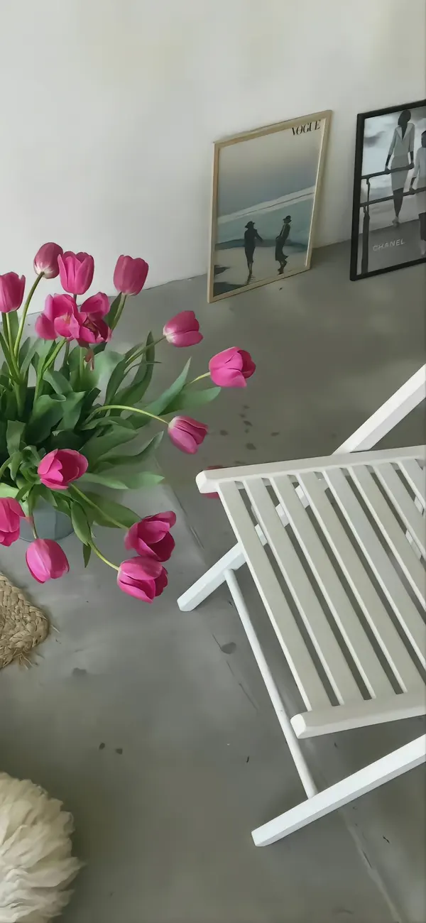 hình nền điện thoại hoa tulip màu tím 