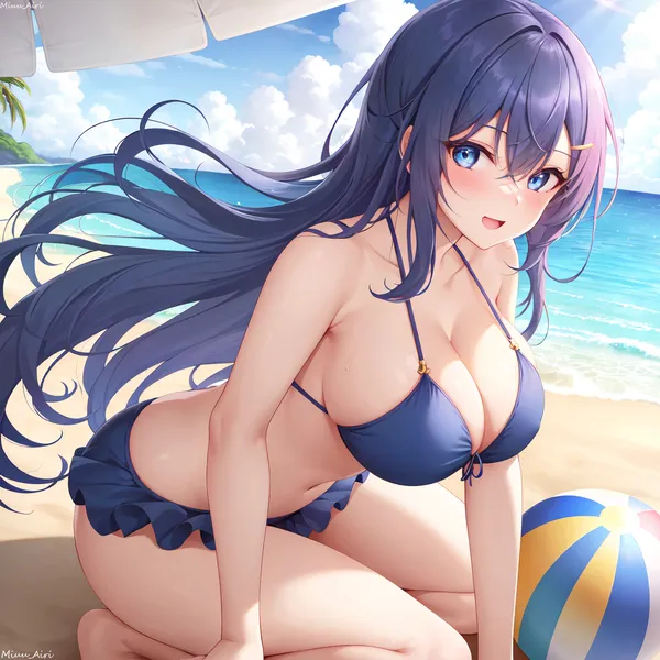 ảnh anime gái xinh mặc bikini 