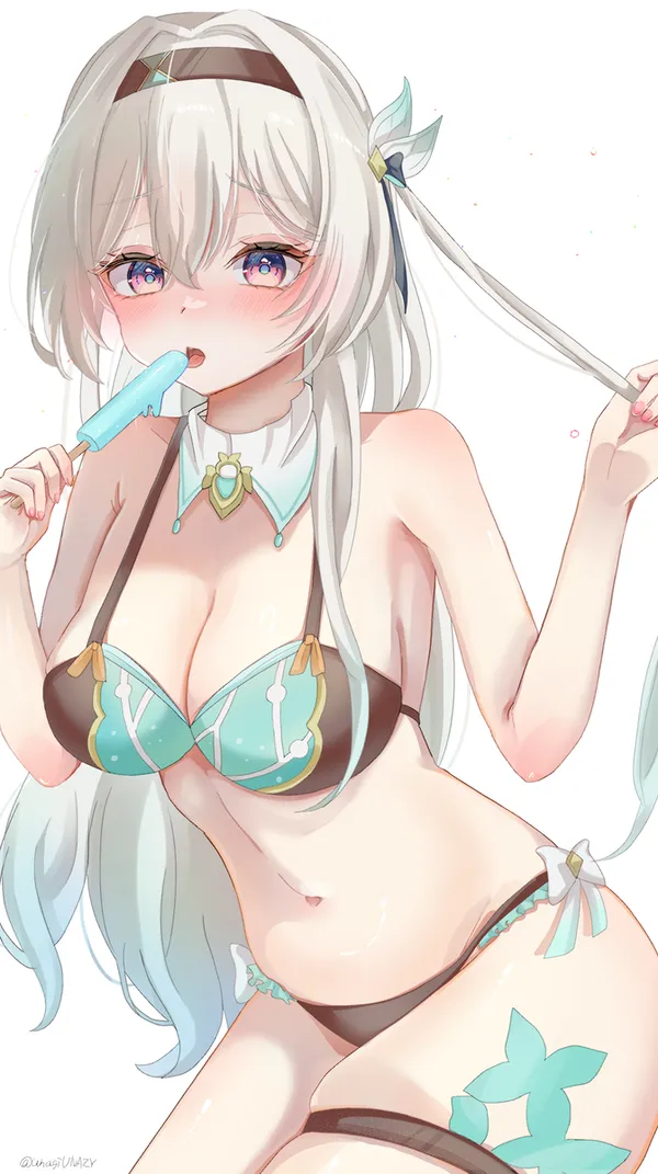 ảnh anime gái xinh mặc bikini sexy 