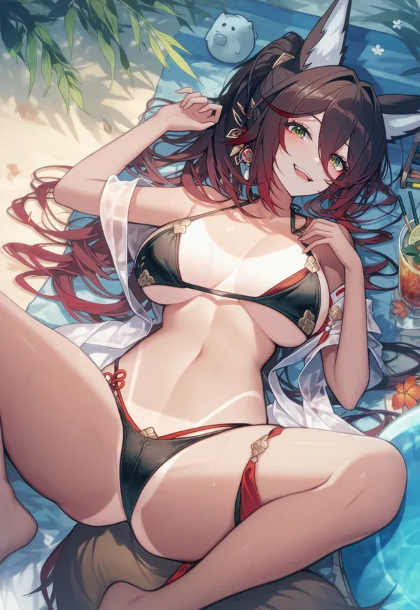 ảnh anime gái xinh mặc bikini mới nhất 