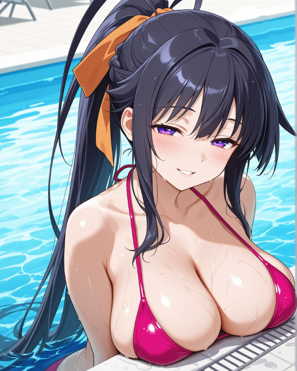 ảnh anime gái xinh mặc bikini 41