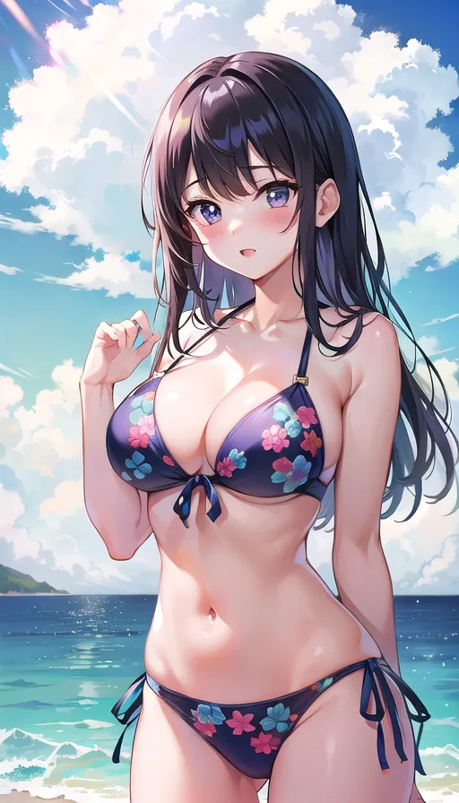 ảnh anime gái xinh mặc bikini hút hồn 