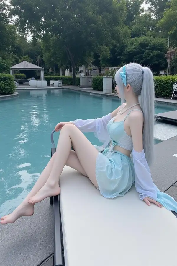 ảnh gái cosplay chân dài 