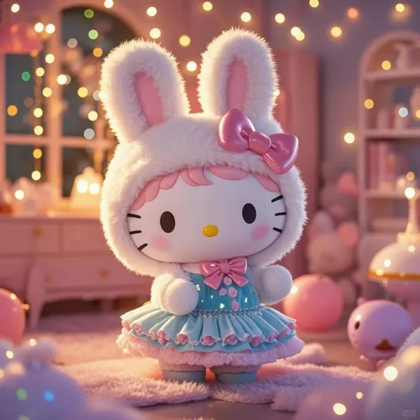 Avatar Hello Kitty nghệ thuật