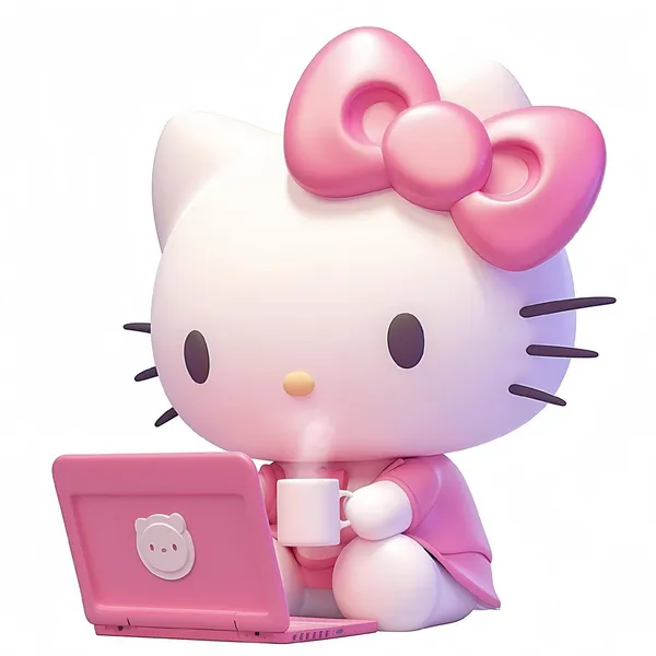 Avatar Hello Kitty mềm mại nhất