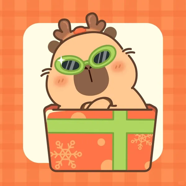 capybara avatar giáng sinh 