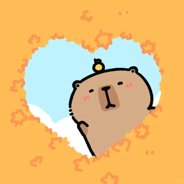 capybara avatar cute