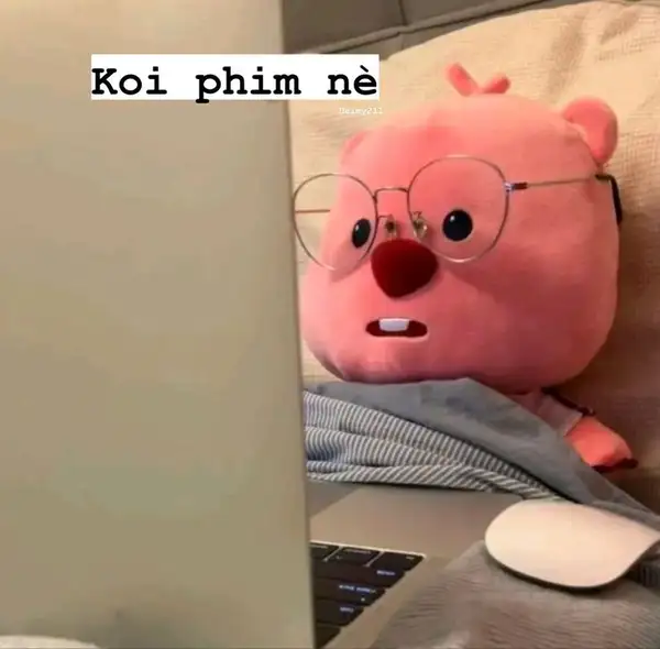 meme loopy đeo kính 