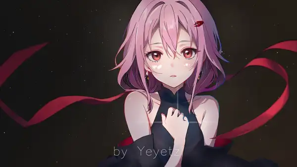 yuzuriha inori ánh mắ buồn 