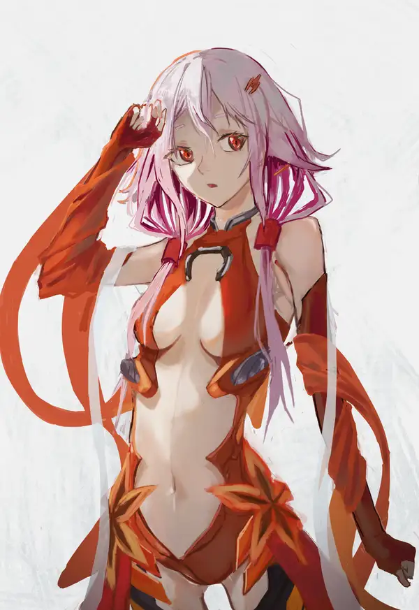 yuzuriha inori mắt đỏ 