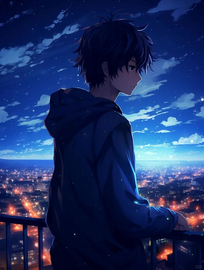 Ảnh anime cô đơn anime nam 