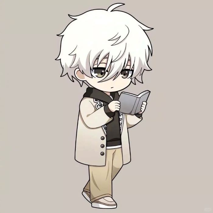 ảnh nagi seishiro chibi đọc sách 