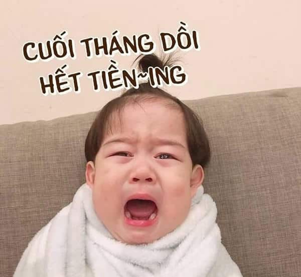 meme hết tiền 10
