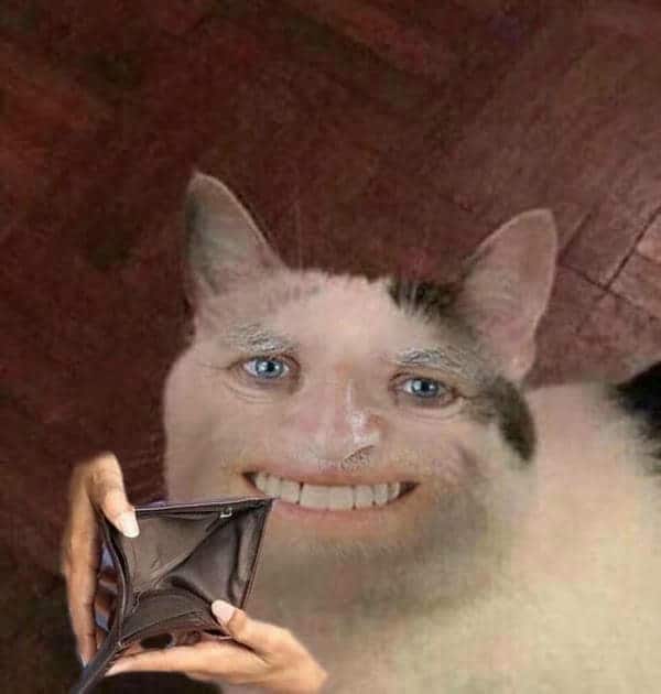 meme hết tiền 25