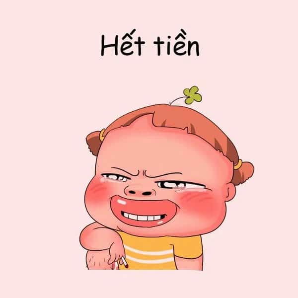 meme hết tiền 30