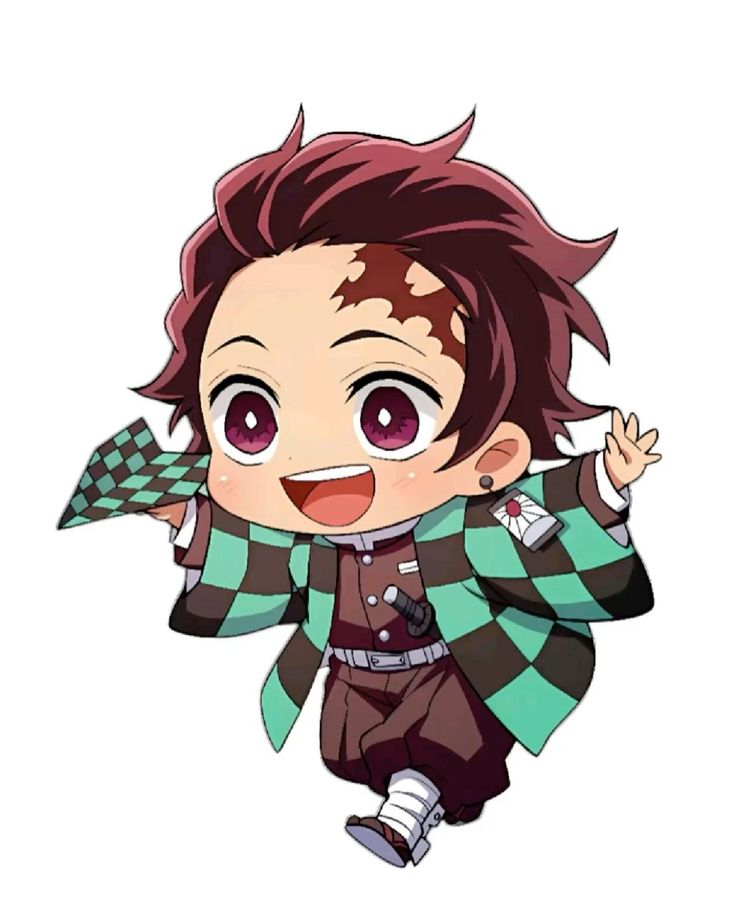 Tanjiro Chibi chiến đấu siêu ngầu