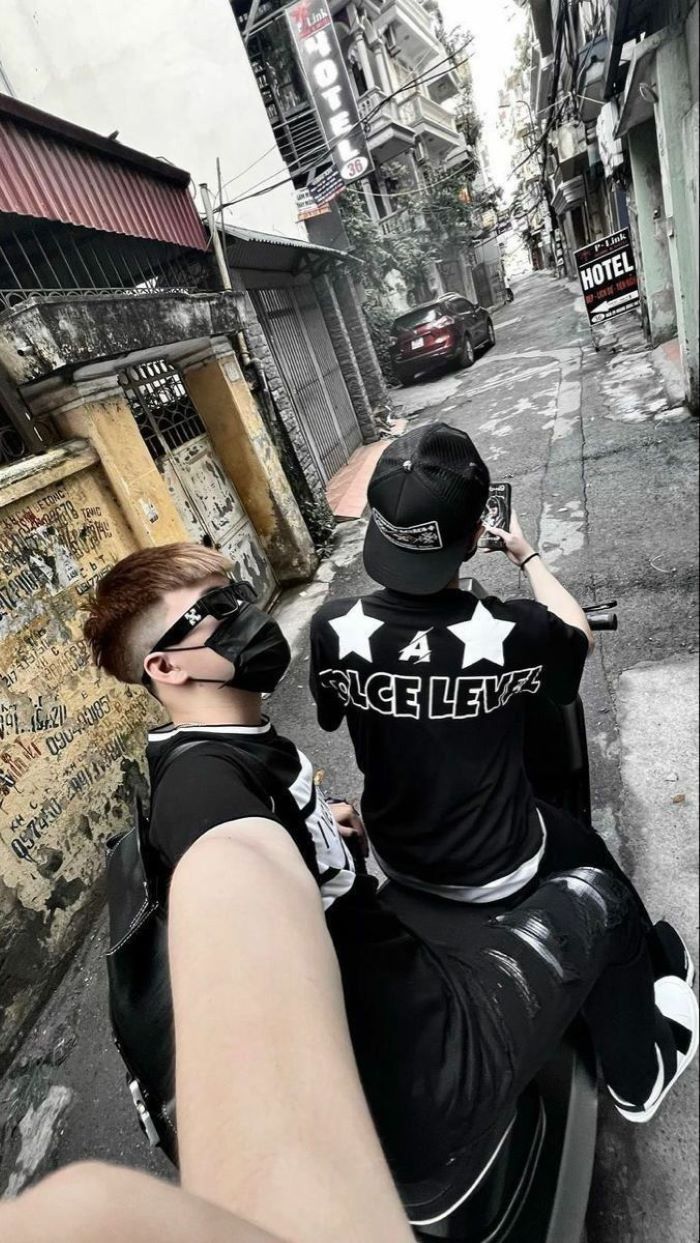 hình nền boy phố  đeo khẩu trang 
