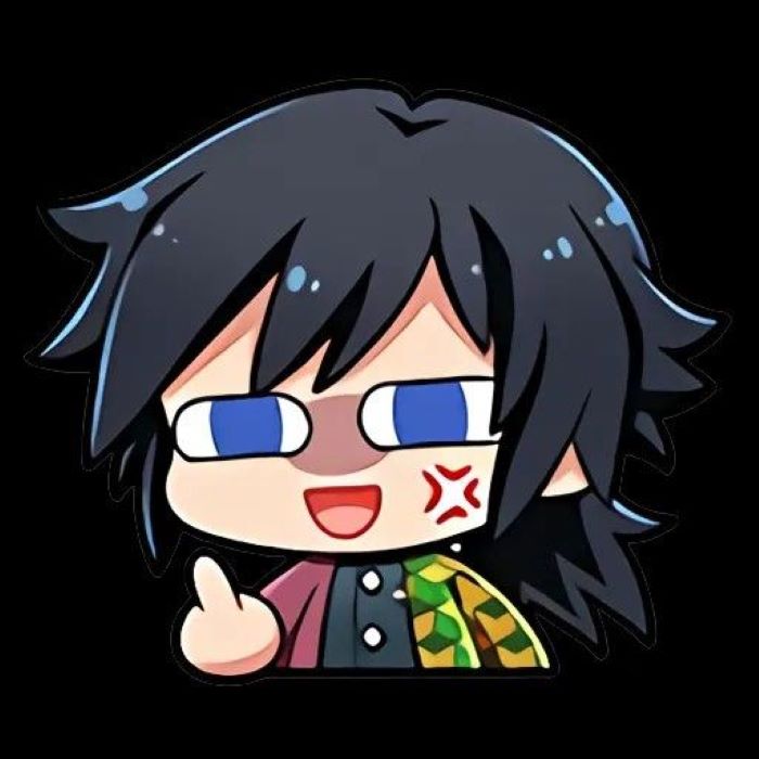 tomioka chibi nền dên 