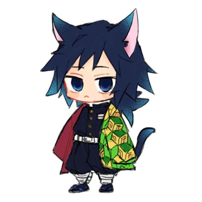 tomioka chibi nét vẽ đẹp
