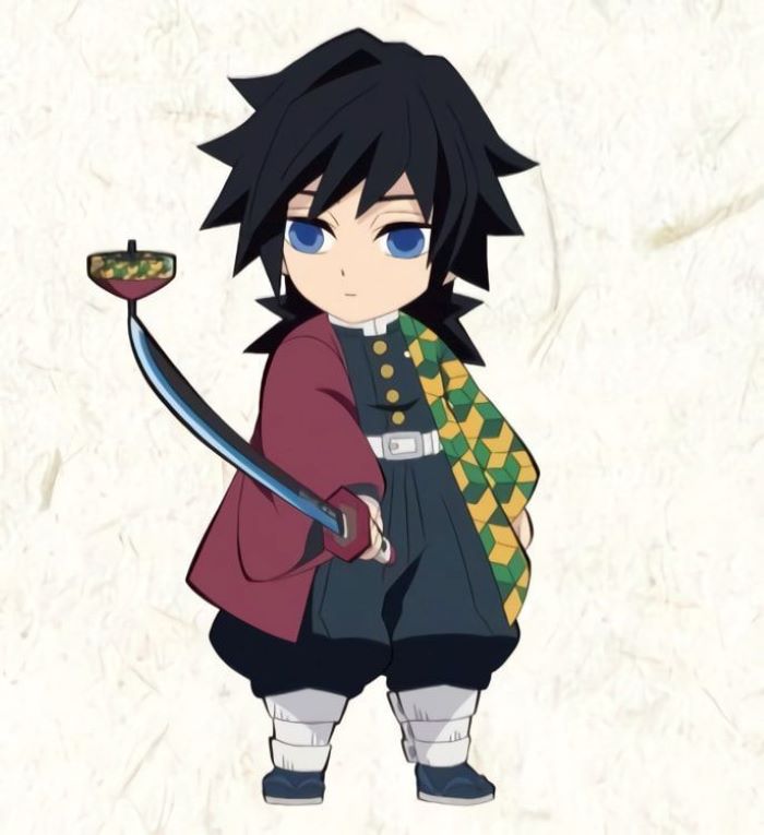 tomioka chibi nghệ thuật số
