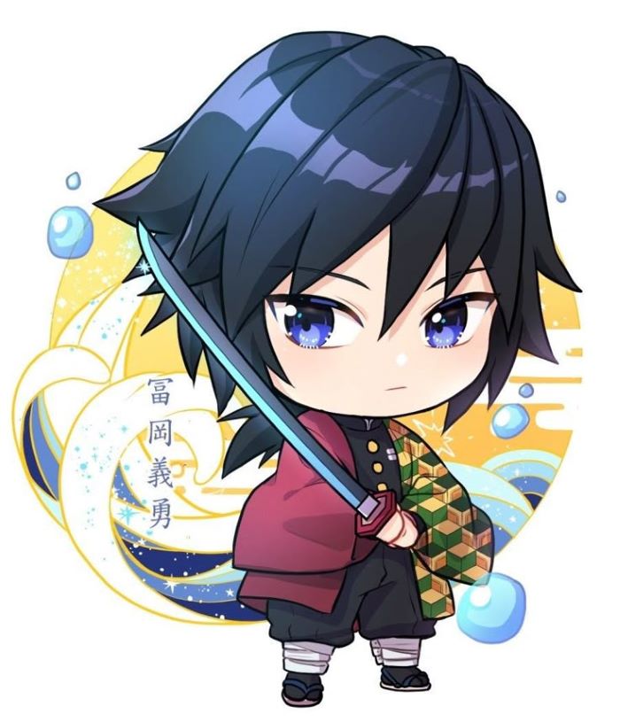 tomioka chibi phiên bản dễ thương