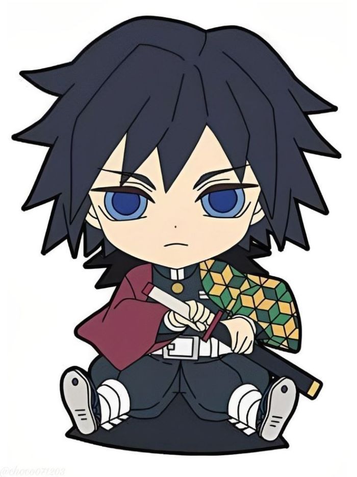 tomioka chibi cầm kiếm
