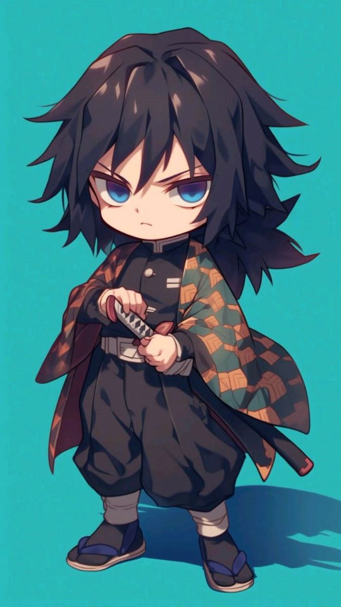 biểu cảm tomioka chibi hài hước
