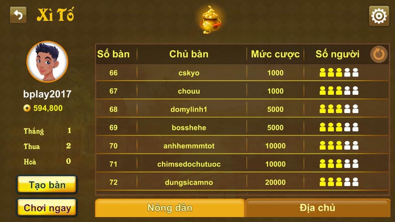 Giải đấu xì tố đổi thưởng với phần thưởng hấp dẫn
