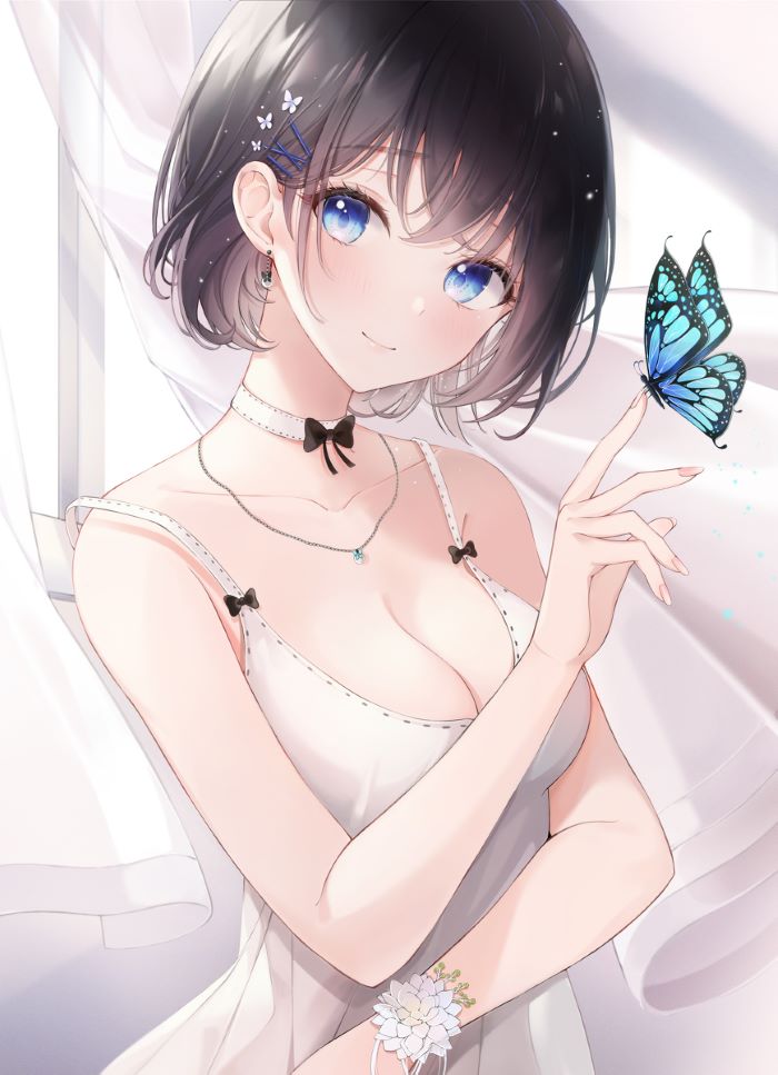 Gái anime tóc ngắn 