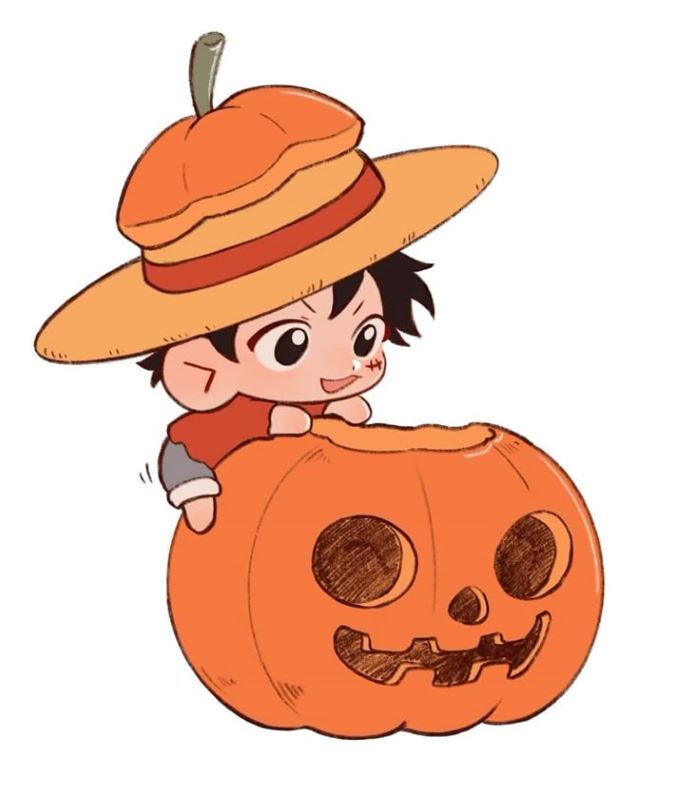 ảnh luffy chibi dễ thương kèm zoro
