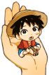 luffy chibi phiên bản học sinh cực vui
