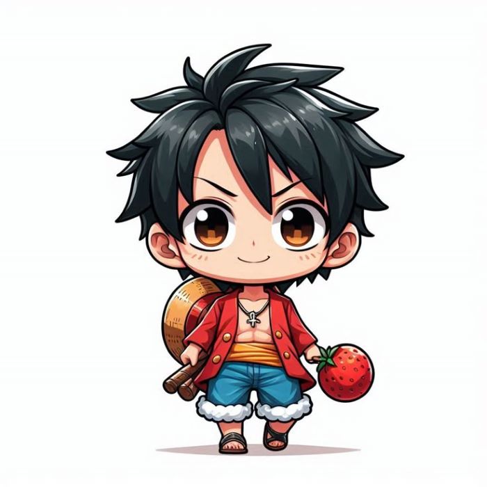 ảnh nền luffy chibi cho điện thoại