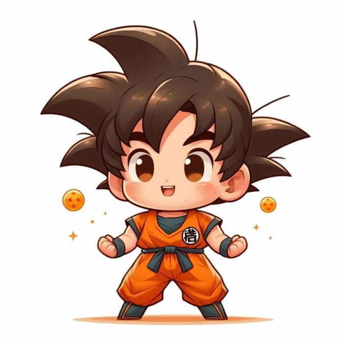 ảnh luffy chibi đang cười toe toét
 
