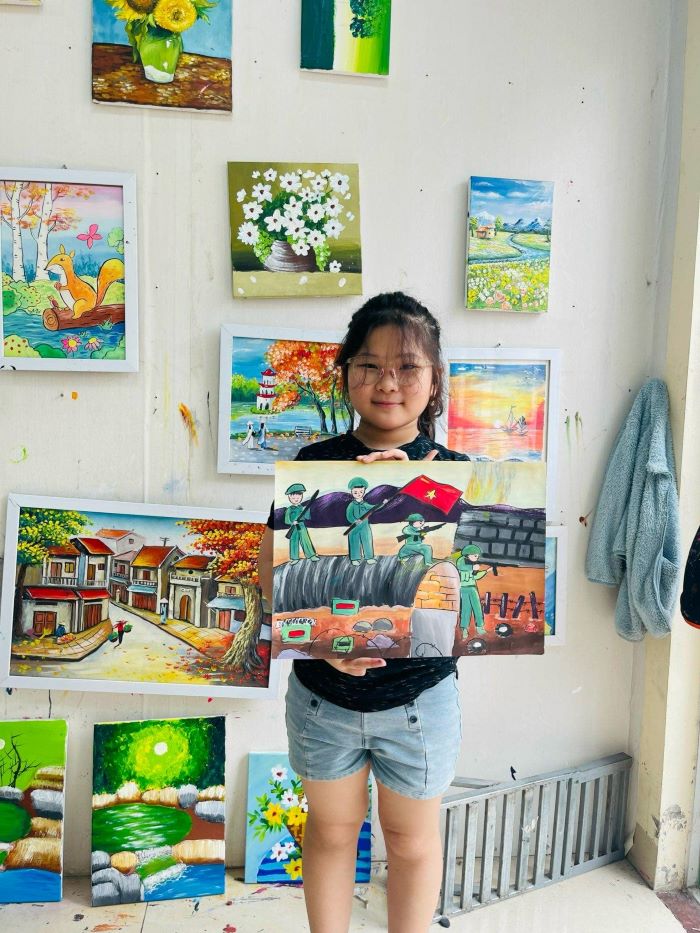 vẽ tranh chiến thắng điện biên phủ 27