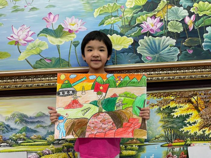 vẽ tranh chiến thắng điện biên phủ 29