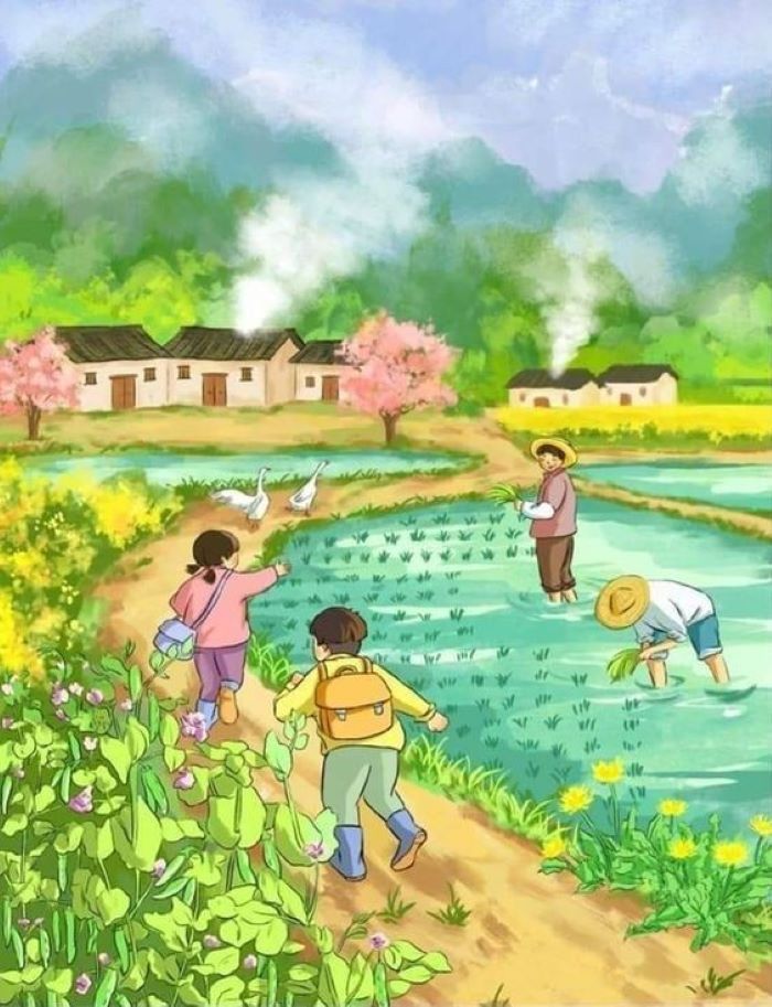 vẽ tranh phong cảnh 11