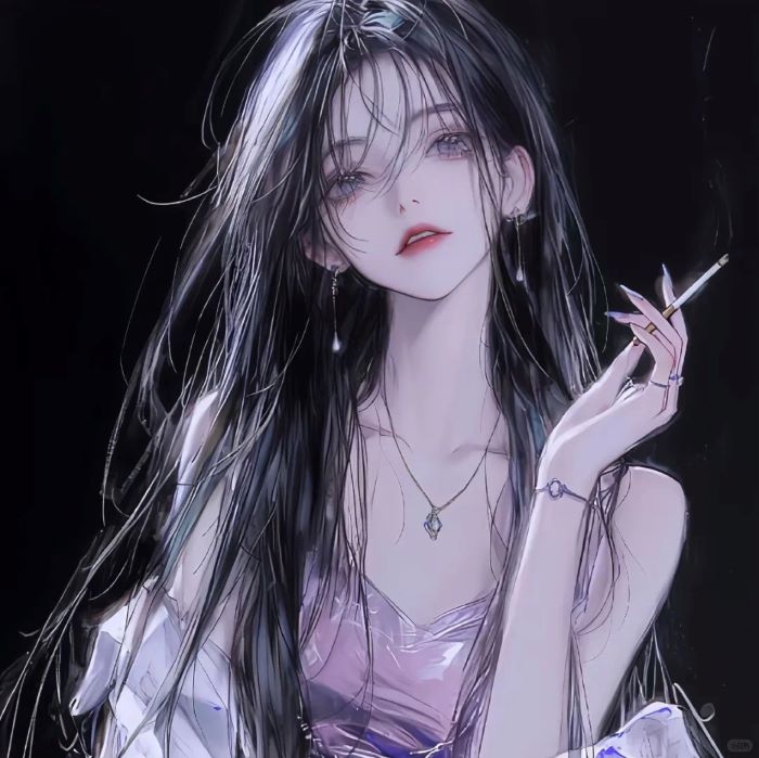 ảnh anime hút thuốc
