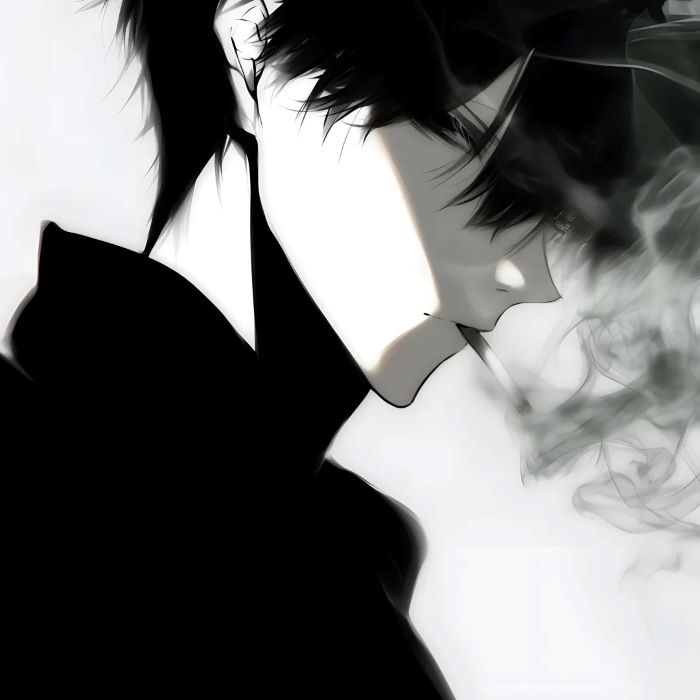hình anime chất hút thuốc
