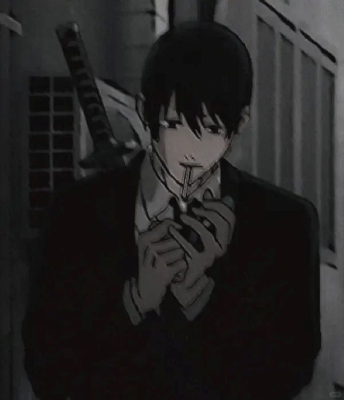 ảnh anime có điếu thuốc
