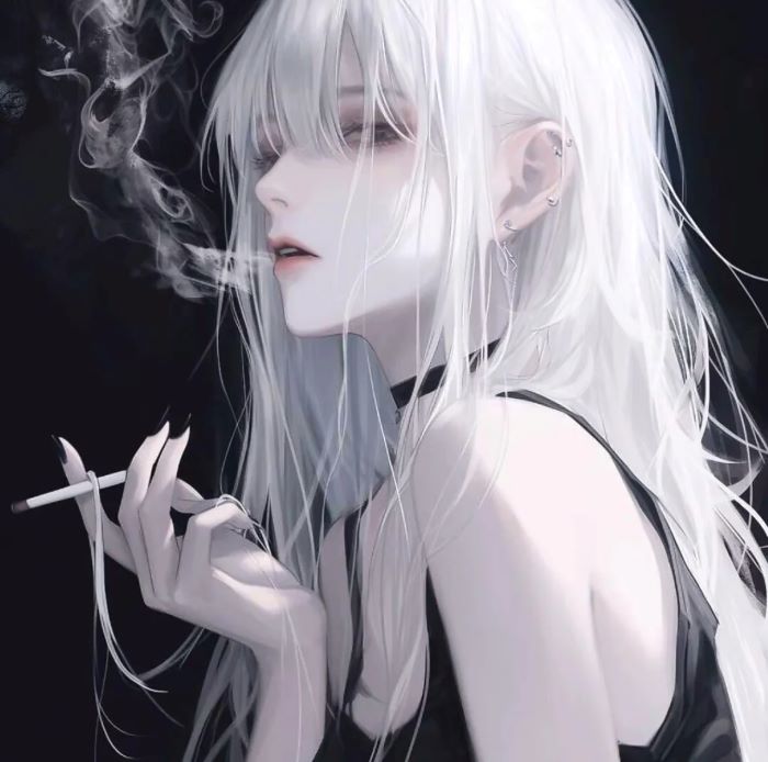nhân vật anime hút thuốc
