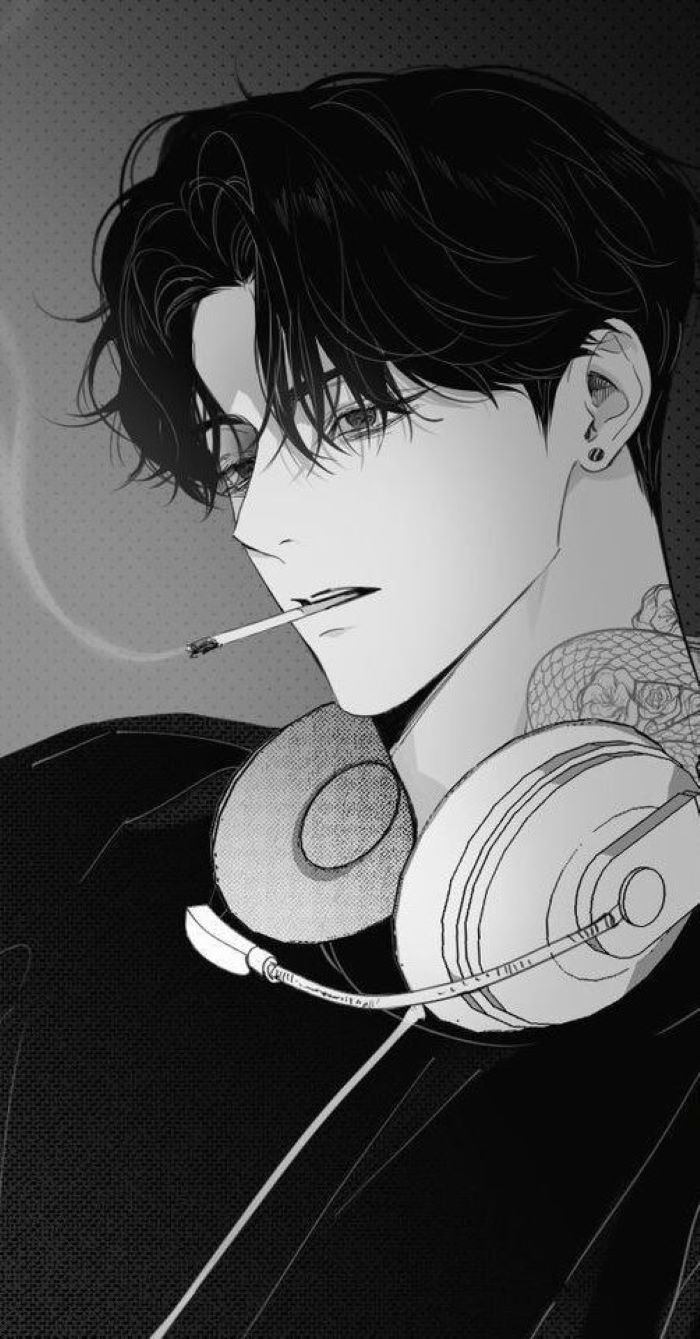 anime hút thuốc kiểu nghệ sĩ
