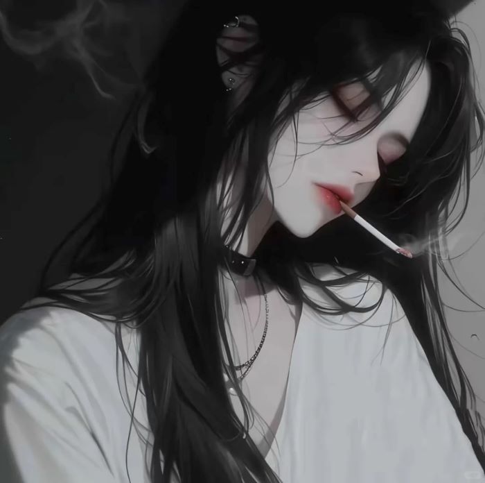 ảnh anime hút thuốc đẹp
